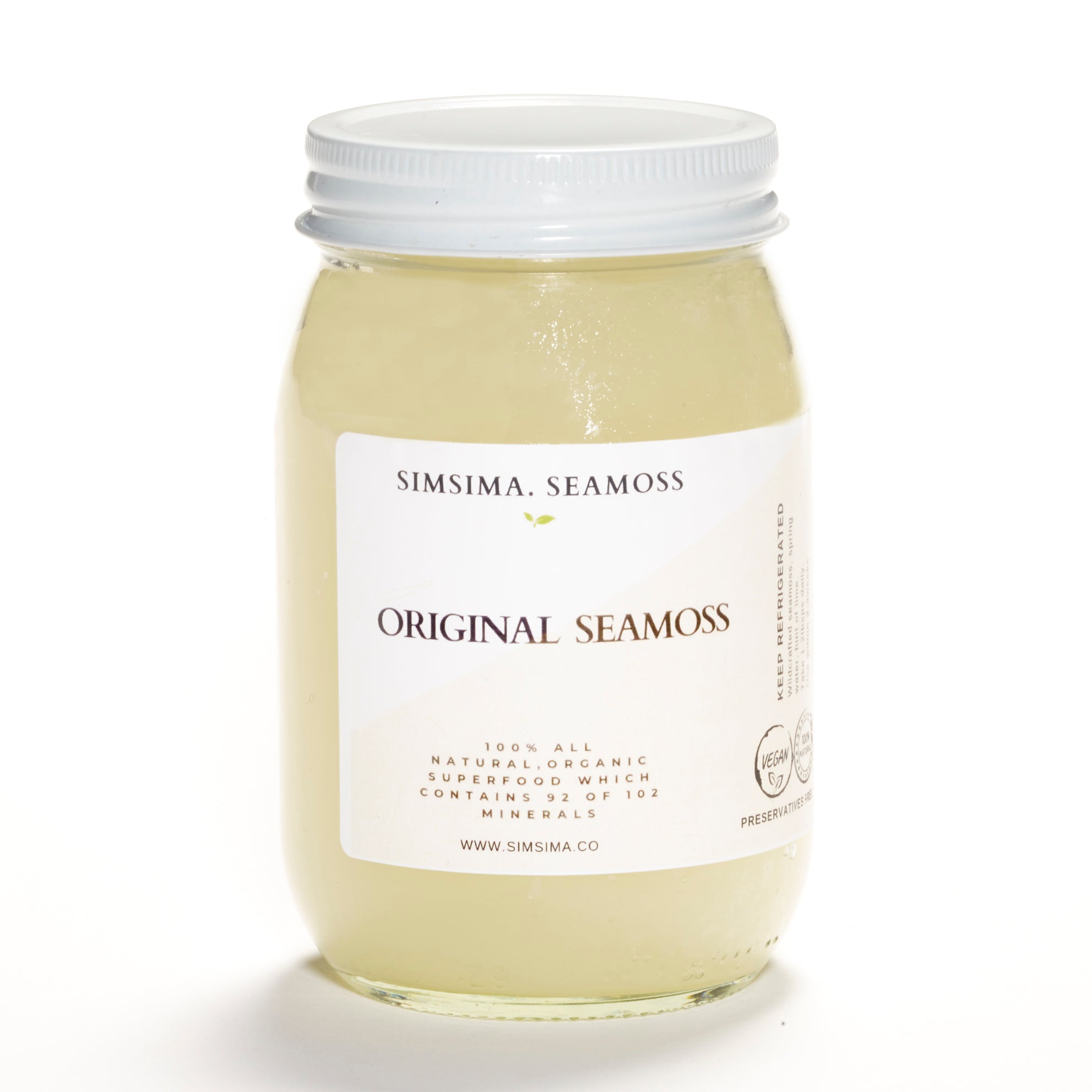 Original Seamoss (unflavored) – Simsima.co