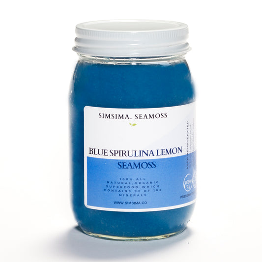 Blue Spirulina Lemon Seamoss