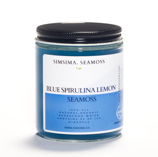 Blue Spirulina Lemon Seamoss